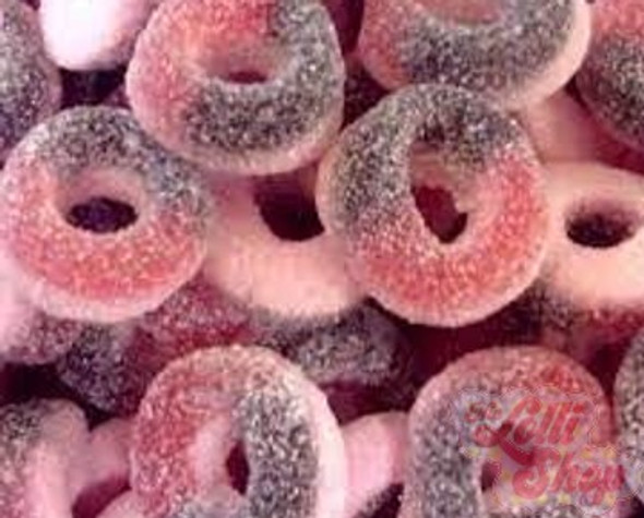 Gummy Blackcurrant Rings 100g