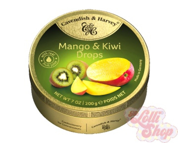 Cavendish & Harvey Mango & Kiwi Drops 200g Cavendish & Harvey Mango & Kiwi Drops 200g