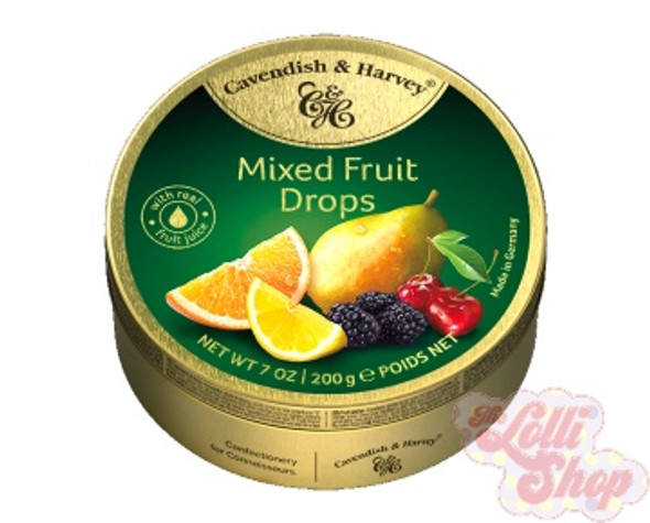 Cavendish & Harvey Mixed Fruit Drops 200g Cavendish & Harvey Mixed Fruit Drops 200g