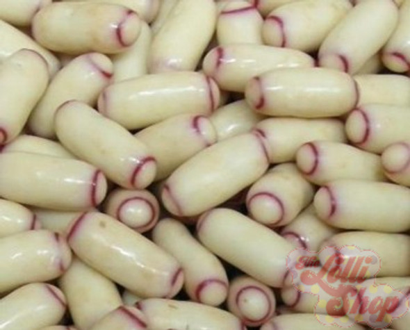 Fyna White Raspberry Bullets 100g
