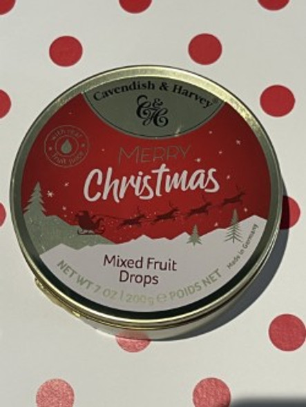 Cavendish & Harvey Merry Christmas Mixed Fruit Drops 200g