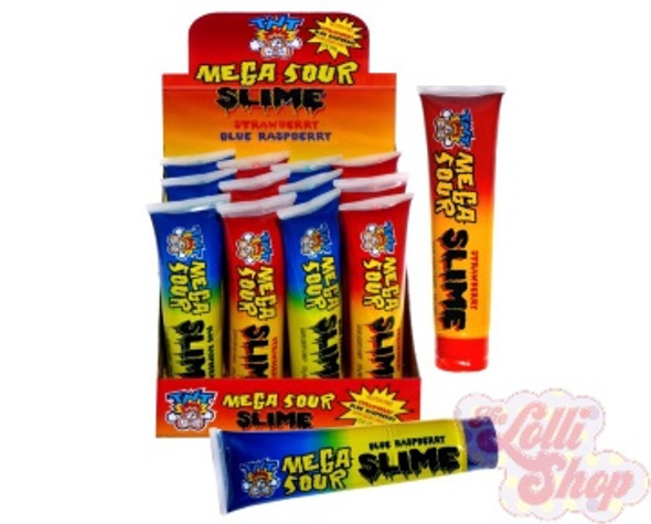 TNT Mega Sour Slime Strawberry & Blue Raspberry 120g TNT Mega Sour Slime Strawberry & Blue Raspberry 120g