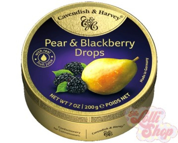 Cavendish & Harvey Pear & Blackberry Drops 200g Cavendish & Harvey Pear & Blackberry Drops 200g