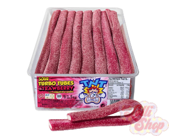 TNT Sour Turbo Tubes Strawberry 55g x 2