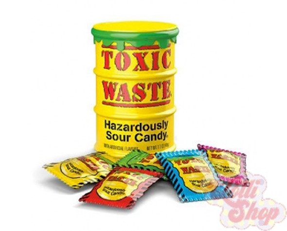 Toxic Waste Sour Candy Drum