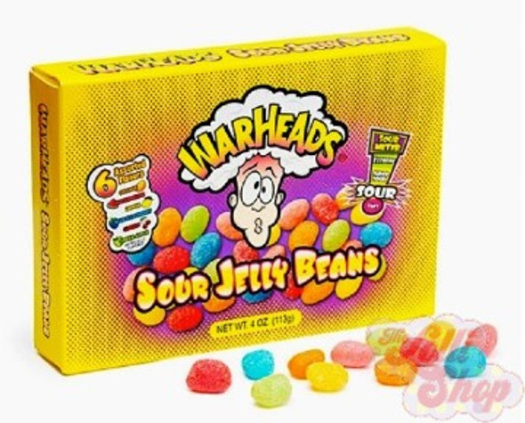 Warheads Sour Jelly Beans 113g