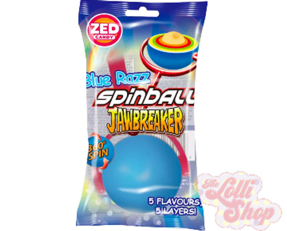 Zed Blue Razz Spinball Jawbreaker 55.5g