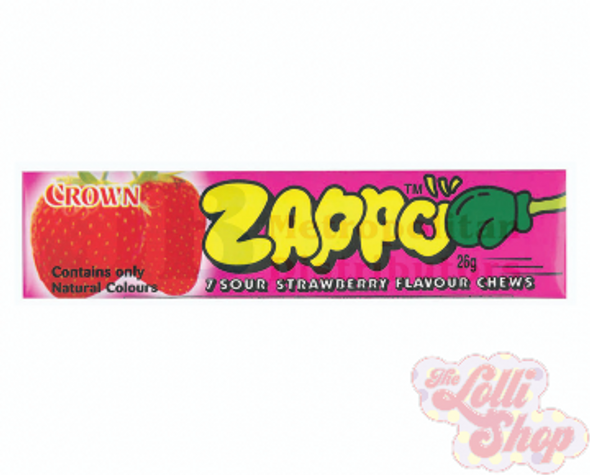 Zappo Strawberry Chews 26g Zappo Strawberry Chews 26g