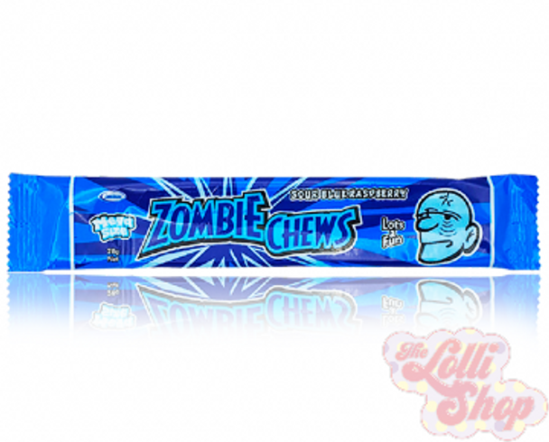 Zombie Chews Sour Blue Raspberry 28g